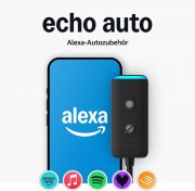 Amazon Echo Auto (Neueste Generation) mit Alexa Sprachassistent