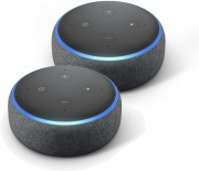 Amazon Echo Dot 3. Generation Smart-Speaker mit Alexa im 2er Pack