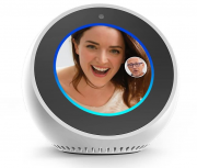 Amazon Echo Spot Smarter Lautsprecher und Bildschirm mit Alexa