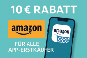 Amazon Tipp: 10&euro; Rabatt ab 25&euro; Bestellwert f&uuml;r Erstbesteller &uuml;ber die Amazon App