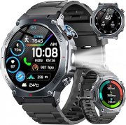 AMOLED Smartwatch mit GPS f&uuml;r Herren im Angebot