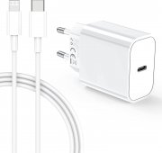 Amoner iPhone Schnellladeger&auml;t 20W USB C mit iPhone Ladekabel