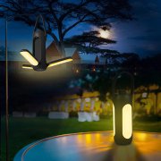 Amouhom Wiederaufladbare 10000mAh LED Campingleuchte mit 3 Lichtmodi