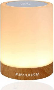Amouhom wiederaufladbare dimmbare LED Akku Tischlampe