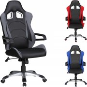 AMSTYLE SPEED Racing Chefsessel Racer Drehstuhl