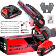 Angseen Akku Mini Kettens&auml;ge inkl. 2000mAh Akku, 3x Ketten und Ladeger&auml;t