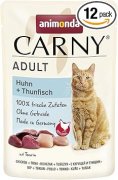animonda Carny Nassfutter f&uuml;r Katzen (Huhn + Thunfisch) im 12er Pack g&uuml;nstig
