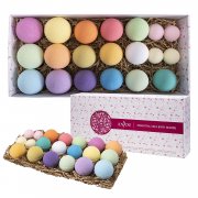 ANJOU Badebomben Geschenk-Set mit 20 Badekugeln