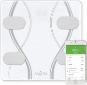  Anjou Bluetooth K&ouml;rperfettwaage mit iOS und Android App