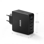 Anker 36W 5V / 7.2A 4 Port USB Ladeger&auml;t Wand Ladeadapter mit PowerIQ
