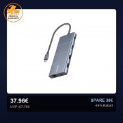 Anker 565 USB-C Hub mit 11 Anschl&uuml;ssen stark reduziert