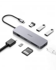 Anker 7-in-1 Premium USB-C Hub Adapter, mit 60W Power Delivery f&uuml;r 44,99&euro; statt 60,62&euro;