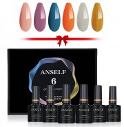 Anself 6 Farben UV Gel Nagellack