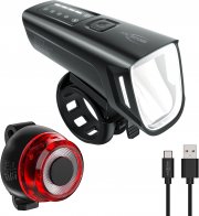 Ansmann Bikelight Set Vorderlicht & R&uuml;cklicht StVZO zugelassen mit OSRAM LED
