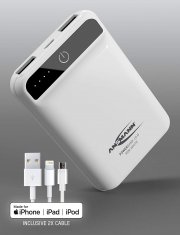 ANSMANN Powerbank mit MFI Lightning und 10.000mAh nur 16,99&euro; statt 34,30
