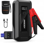 ANSODY 3000A Benzin und Diesel Starthilfe Powerbank mit Starthilfekabel
