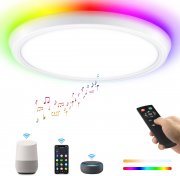 Ansody RGB LED Smart Deckenleuchte mit Alex und Google Home Steuerung