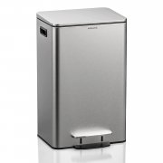 ANVAVA 30 L Edelstahl M&uuml;lleimer mit Absenkautomatik