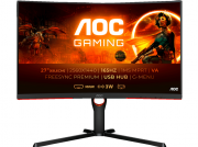 AOC CQ27G3SU/BK 27 Zoll WQHD Gaming Monitor mit DisplayPort, AMD FreeSync/NVIDIA G-Sync