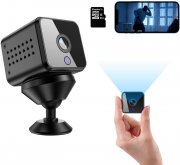 AOREGRE WiFi HD 1080P Mini &Uuml;berwachungskamera mit Nachtsicht und Bewegungserkennung