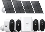 aosu 4er Solar &Uuml;berwachungskamera Kit mit 32GB Base f&uuml;r 160&euro;