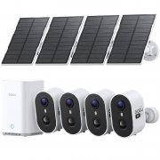 Aosu &Uuml;berwachungskameras 4er-Kit mit Solar/Akku f&uuml;r 219,99&euro;