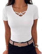 Aottori Basic Shirt mit V-Ausschnitt f&uuml;r 12,99&euro; bei Amazon