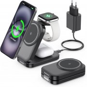 AOWIN Ladestation kompatibel mit Apple Watch, AirPods und iPhone