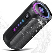aowoka Bluetooth-Box mit Licht f&uuml;r nur 26,99&euro;