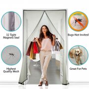  APALUS&reg; Magnet Fliegengitter T&uuml;r Insektenschutz 140x240cm f&uuml;r 21,99&euro; statt 25,99&euro;