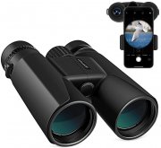 APEMAN 10x42 Kompaktfernglas mit Tragetasche und Smartphoneadapter