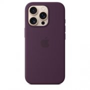 Apple iPhone 16 Pro Silikon Case (Pflaume) mit MagSafe f&uuml;r 34,99&euro;
