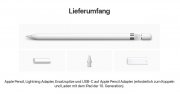 APPLE Pencil (1. Generation) Eingabestift Wei&szlig;