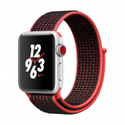 Apple Watch Nike+ LTE 38mm im Aluminiumgeh&auml;use, Loop Crimson nur 385,90&euro; statt 417,97&euro;