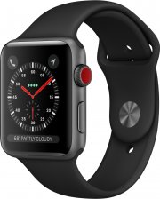 Apple Watch Series 3 LTE 42mm Aluminiumgeh&auml;use Space Grau Sportarmband