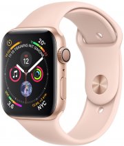 Apple Watch Series 4 Aluminiumgeh&auml;use gold mit Sportarmband 