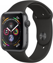 Apple Watch Series 4 GPS 44mm Space Grau Aluminium Sport Band bei Cyberport f&uuml;r 355 Euro