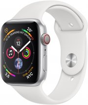 Apple Watch Series 4 GPS + Cellular 44mm Silber mit Sportarmband f&uuml;r 389 Euro