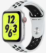 Apple Watch Series 4 Nike+ GPS + Cellular 44mm silber mit Sportarmband 390,97 Euro