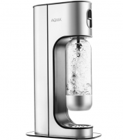 AQVIA Exclusive Edelstahl Wassersprudler inkl. zwei PET Flaschen