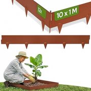 Arebos Cortenstahl Rasenkante 10m Set f&uuml;r nur 56,40&euro;