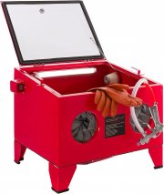 Arebos Sandstrahlkabine 90 Liter inkl. Strahlpistole mit 4 Keramikd&uuml;sen