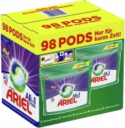Ariel Pods All-in-1 Color Waschmittel 98 Waschladungen (2 x 49)