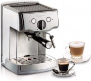 Ariete 1324 Edelstahl Espressomaschine mit Milchaufsch&auml;umer