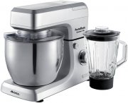  Ariete 1598/10 K&uuml;chenmaschine mit 7 L Edelstahl-R&uuml;hrsch&uuml;ssel und 1,5 L Mixeraufsatz aus Glas