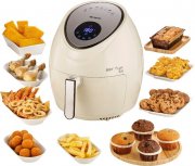 Ariete 4618 Airy Fryer 7 Liter XXL Hei&szlig;luftfritteuse mit LCD- und Touchscreen