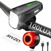 Arkham 100 LUX aufladbares LED Fahrradlicht Set StVZO Zugelassen