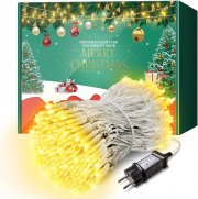 ARKOCHIC 35 Meter Indoor und Outdoor LED Lichterkette mit 8 Licht-Modi