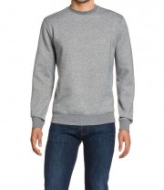 Armani Jeans Sweatshirt, Rundhals, melange grigio f&uuml;r 44,24&euro; statt 54,85&euro;