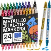 Artistro Metallic-Acrylstifte (24er Set) f&uuml;r 13,96&euro; bei Amazon